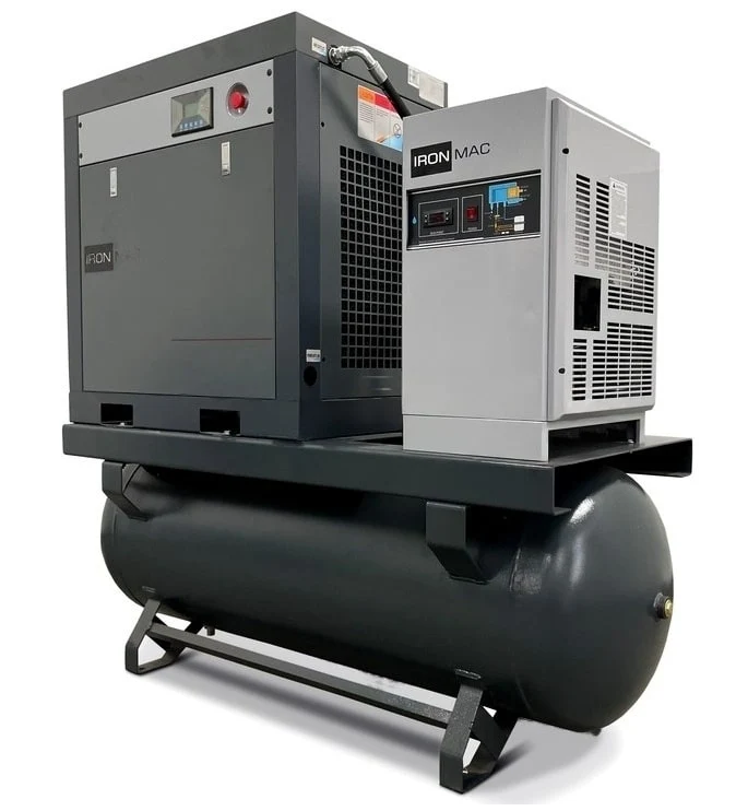 Винтовой компрессор IRONMAC IC 10/10 B DF 500L (муфта)